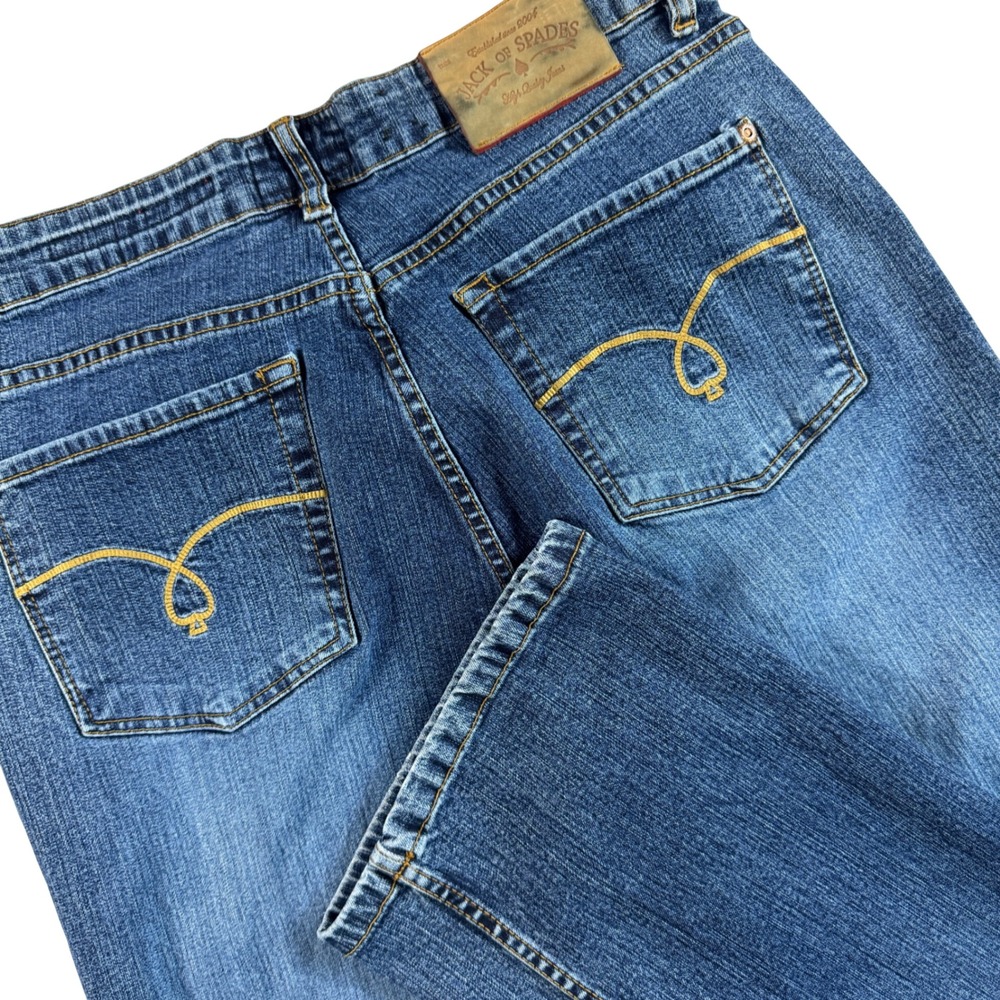 Jack‎ Of Spades High Roller Jeans Mens 31x32 (READ) Straight Leg Stretch Denim